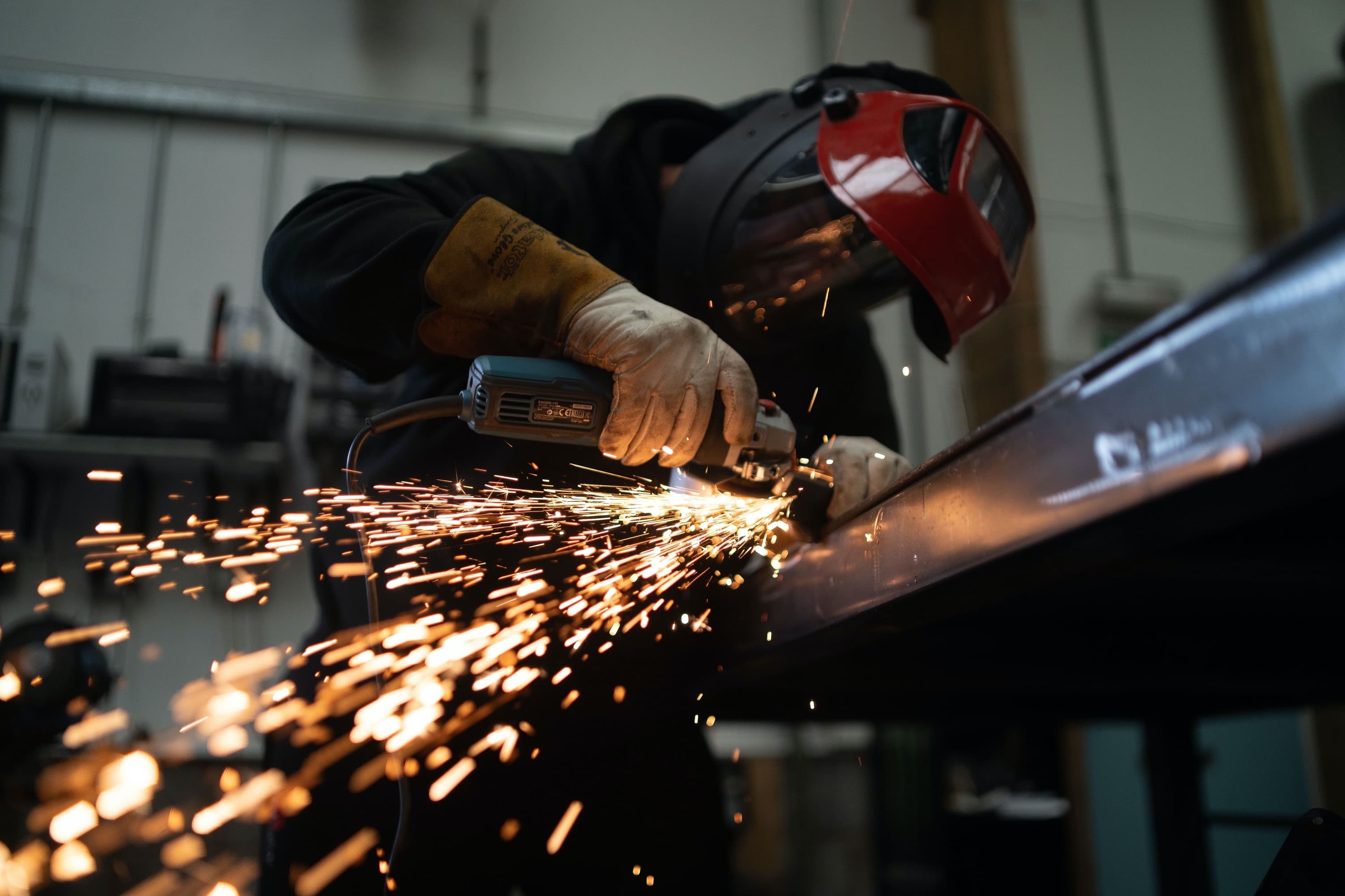 Steel worker